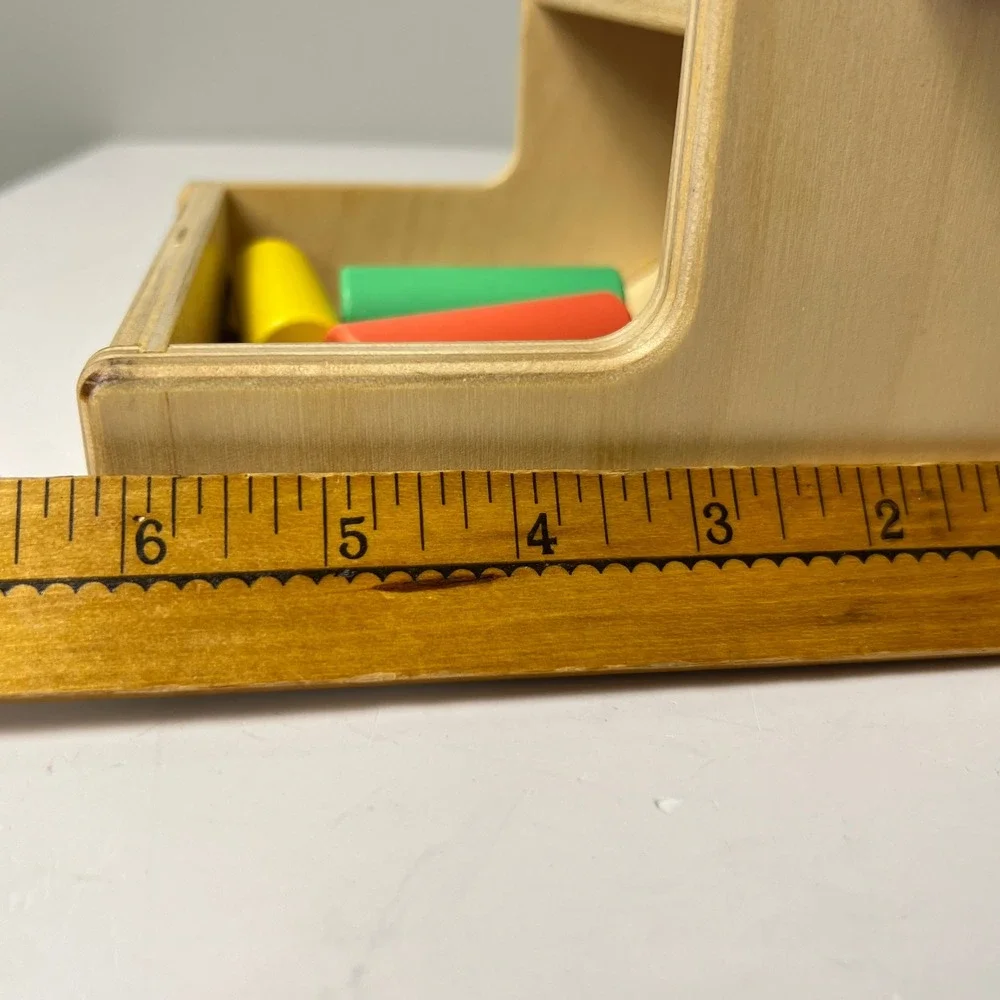 Lovevery Wooden Peg Drop Box Toddler Multicolor Montessori Toy Development